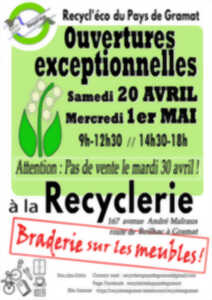 Braderie de Meubles par Recycl'eco du Pays de Gramat