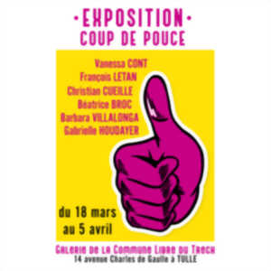 Galerie de la Commune Libre du Trech : Exposition Coup de pouce