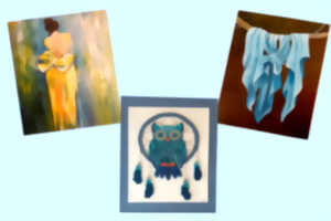 photo Exposition huiles, acryliques, pastels et quiling