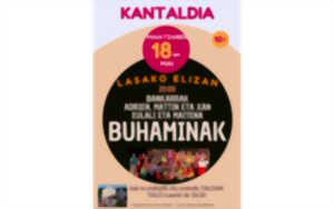 photo Kantaldia : concert de chants basques : Buhaminak, Bankarrak, Adrien, Mattin et Xan, Eulali eta Maitena