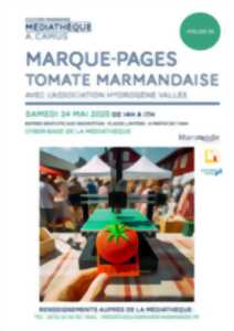photo Atelier 3D - Marque-Pages Tomate Marmandaise