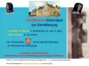 Conférence historique sur Semblancay