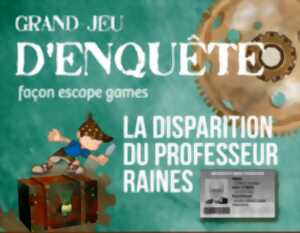 photo Jeu d'enquête en escape game : La disparition du professeur Raines