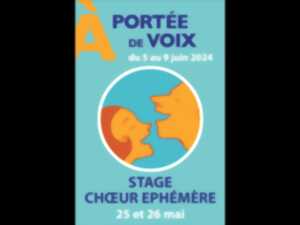 photo Répétition du Choeur Éphèmère - en lien avec le Festival à Portée de Voix 2024