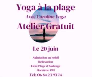 photo Yoga à la plage, atelier gratuit