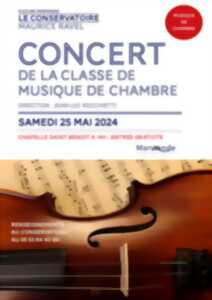 photo Concert Cham - Conservatoire Maurice Ravel
