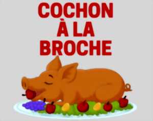 photo Cochon à la Broche au Saint-Sat à St Saturnin de Lenne