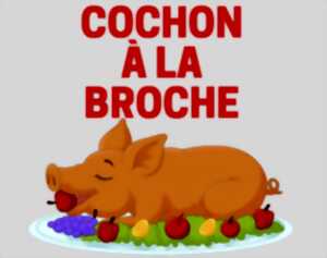 Cochon à la Broche au Saint-Sat à St Saturnin de Lenne