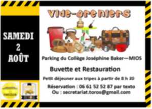 Vide grenier annuel des supporters du handball