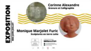 Exposition de Corinne Alexandre et Monique Marjolet Furic au 36 Quai des Arts