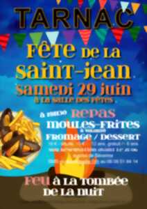 photo Feu de la Saint-Jean repas Moules-Frites