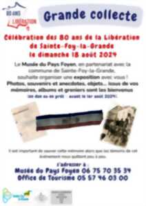 Célébration des 80 ans de la Libération de Sainte-Foy-La-Grande
