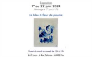 Exposition: Le bleu à fleur de paume