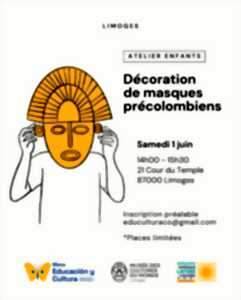 photo Décoration de masques précolombiens - Limoges