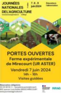 JOURNÉES NATIONALES DE L'AGRICULTURE: PORTES OUVERTES DE LA FERME EXPÉRIMENTALE DE L'INRAE-MIRECOURT