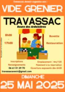 Vide grenier à Travassac