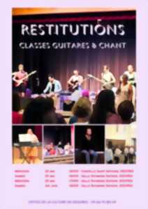 photo Restitutions classes guitares et chants