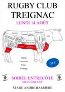 Soirée entrecôtes du Rugby Club de Treignac