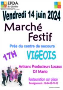 Marché festif à Vigeois