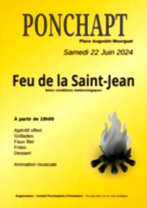 Feu de la Saint-Jean à Ponchapt