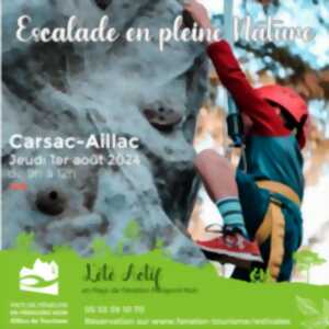ÉTÉ ACTIF : Escalade pleine nature à Carsac-Aillac