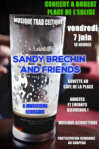 photo Concert : Sandy Brechin and Friends au café de la Place de Bugeat