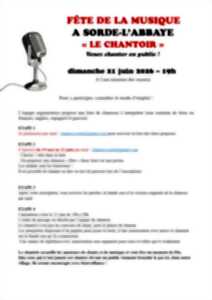 photo Fête de la musique « Le chantoir »