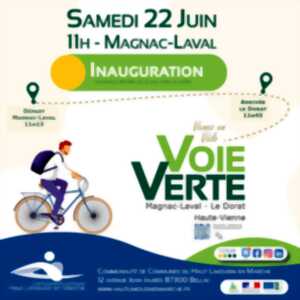 Ouverture officielle de la Voie Verte Magnac Laval - Le Dorat