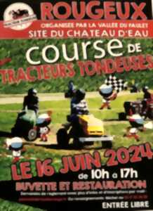 COURSE DE TRACTEURS TONDEUSES À ROUGEUX