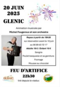 photo Repas, musique et feu d'artifice
