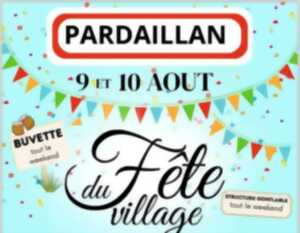 photo Fête au bourg à Pardaillan avec feux d'artifice