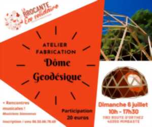 photo Atelier fabrication Dôme Géodésique