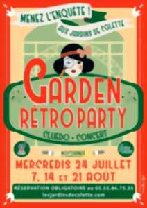 photo Les gardens Retro Party (concert, cluedo géant aux jardins de Colette)