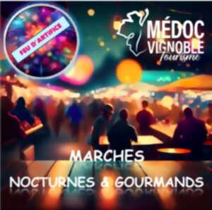 photo Marché nocturne et gourmand et feu d'artifices à Gaillan-Médoc
