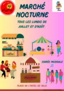 photo Marché nocturne et gourmand et feu d'artifices à Gaillan-Médoc