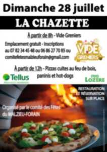 VIDE-GRENIERS ET PIZZAS CUITES AU FEU DE BOIS