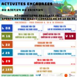 photo Activité Tir à l'arc encadrée Sports Nature Haute-Corrèze