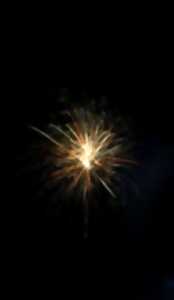 photo Feu d'artifice dans le cadre du marché gourmand