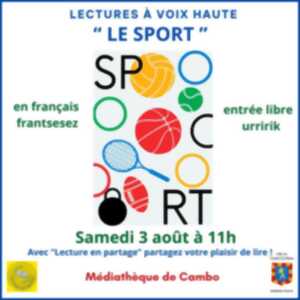 photo Lectures à voix haute avec l'association Lecture en partage