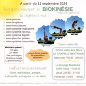 Cours de Biokinésie 2026-2027