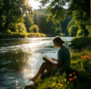 photo Lire au bord de l’eau