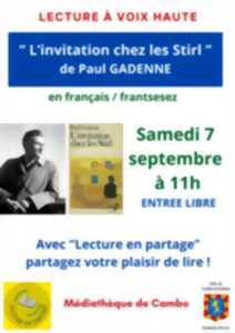 photo Lecture à voix haute du livre Alice pour le moment de Sylvain Levey