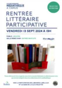photo Rentrée Littéraire participative à la Médiathèque