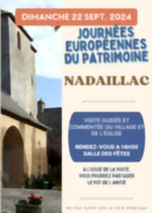photo Journées Européennes du Patrimoine : Visite guidée du village et de l’église de Nadaillac