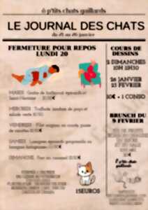 Cours de dessins (Ô p'tits chats gaillards)