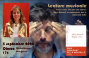 photo Lecture musicale avec l'autrice Alice Renard et le musicien Kobé