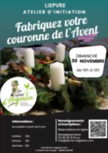 photo Atelier Fabrication d'une couronne de l'avent