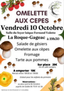 photo Omellete aux cèpes