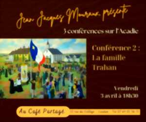 photo Jean-Jacques Mouraux présente 3 conférences sur l'Acadie