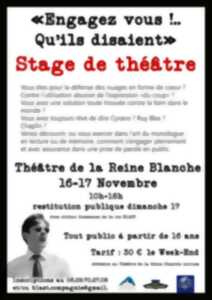 photo Stage de théâtre